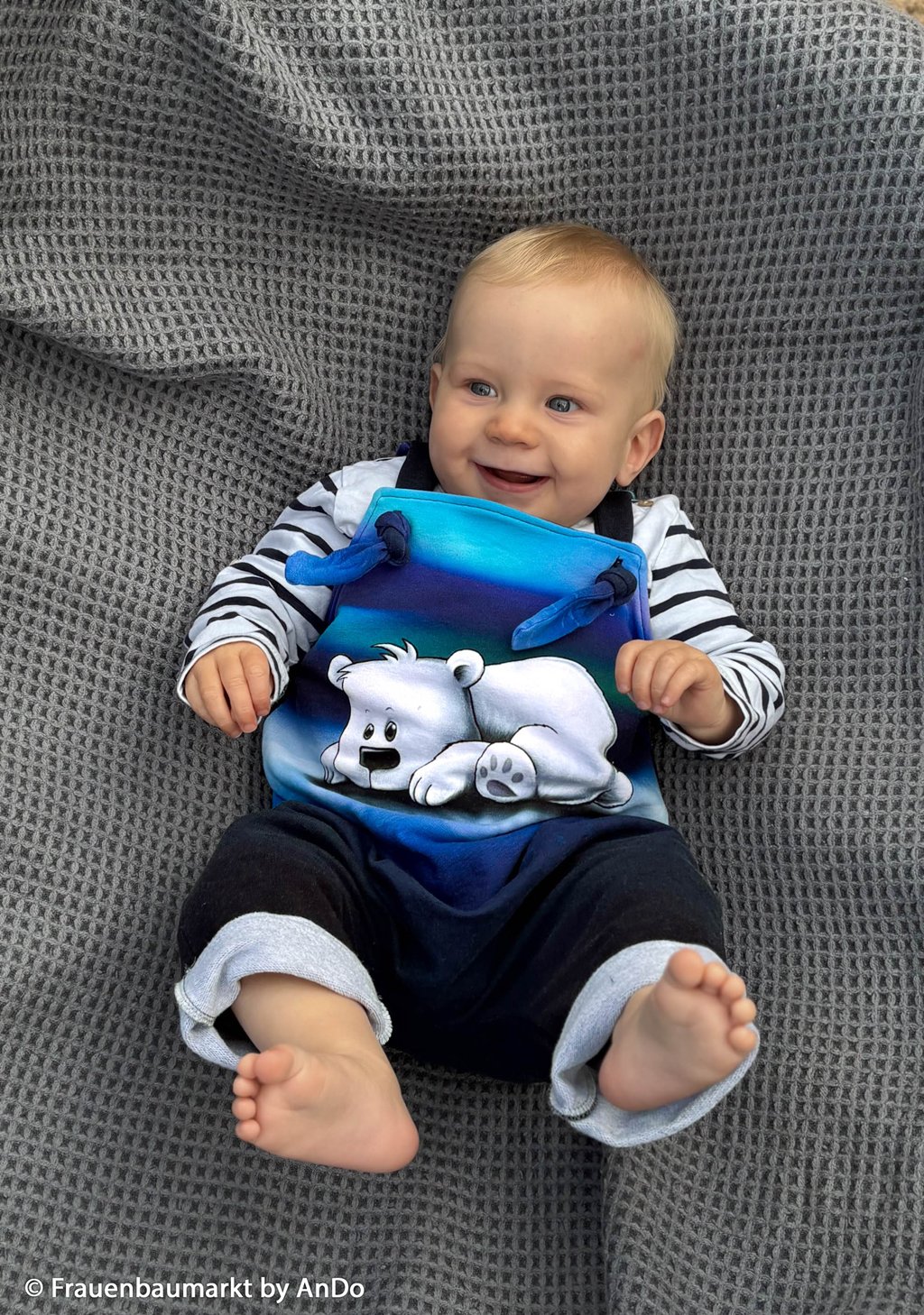 Vororder - Panel - Sweat - On the Rocks by Thorsten Berger - Eisbär & Polarlichter - 85cm