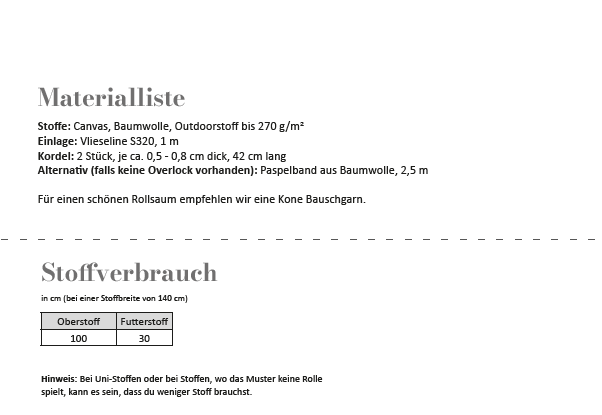 Papierschnittmuster Fadenkäfer - Tote Bag