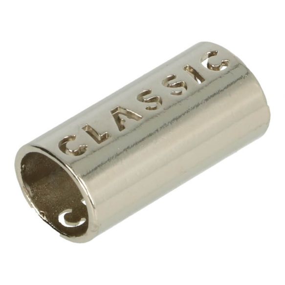Metall Kordelenden - Metall - Classic - Nickel - 8mm 
