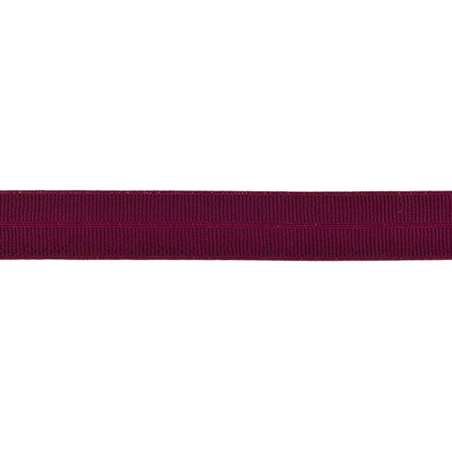 Elastisches Einfassband matt - Bordeaux