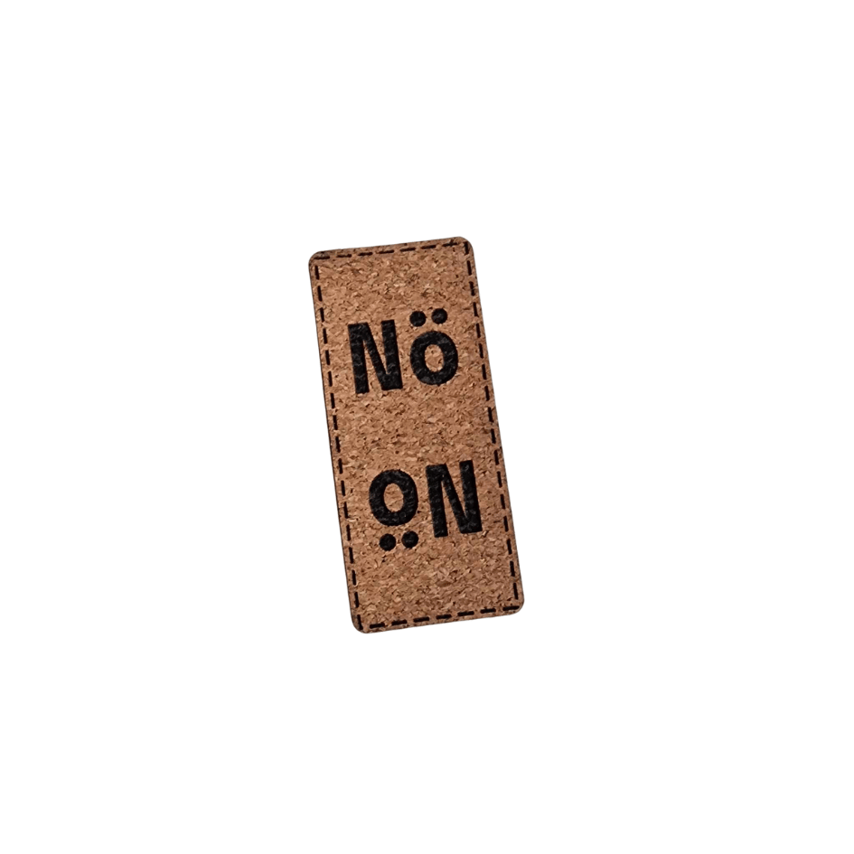 Label - Kork - Braun - 4,5cm x 2cm - Nö