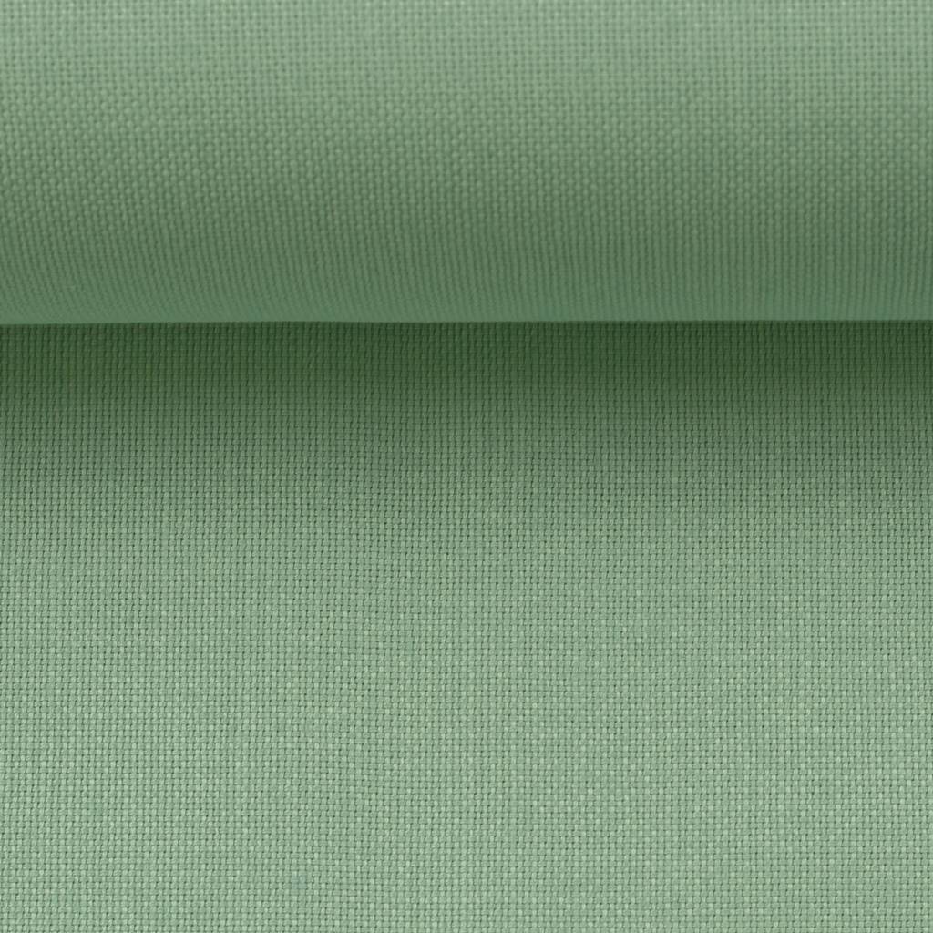 Hochwertiger Swafing Canvas "Calvin" in edler Leinenoptik, Uni Mint, 100% Baumwolle, robuster und frischer Dekostoff für Taschen, Kissen und moderne Wohnaccessoires