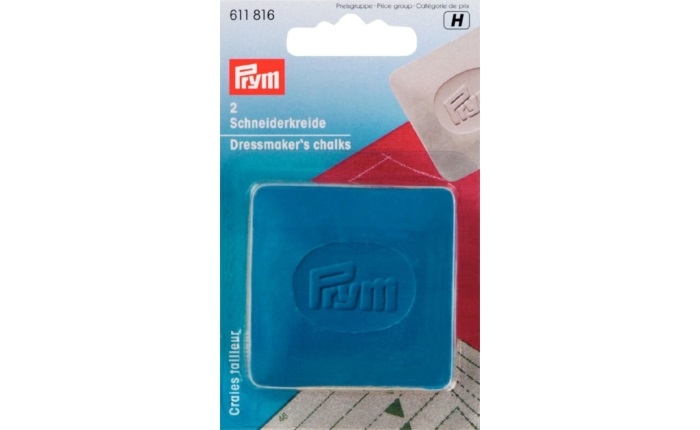 Prym - 2 Schneiderkreide - Blau und Gelb - 611816