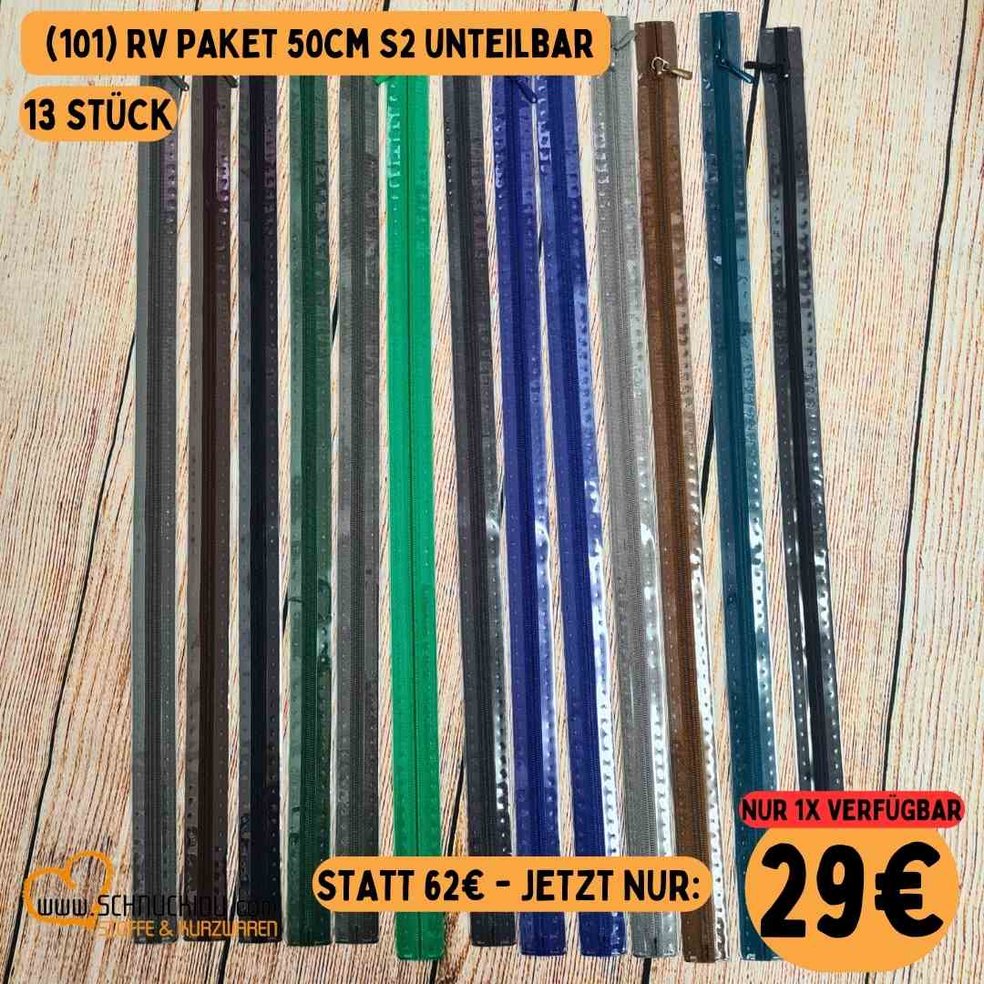 Stoffpaket - Unikat - RV Paket S2 50cm