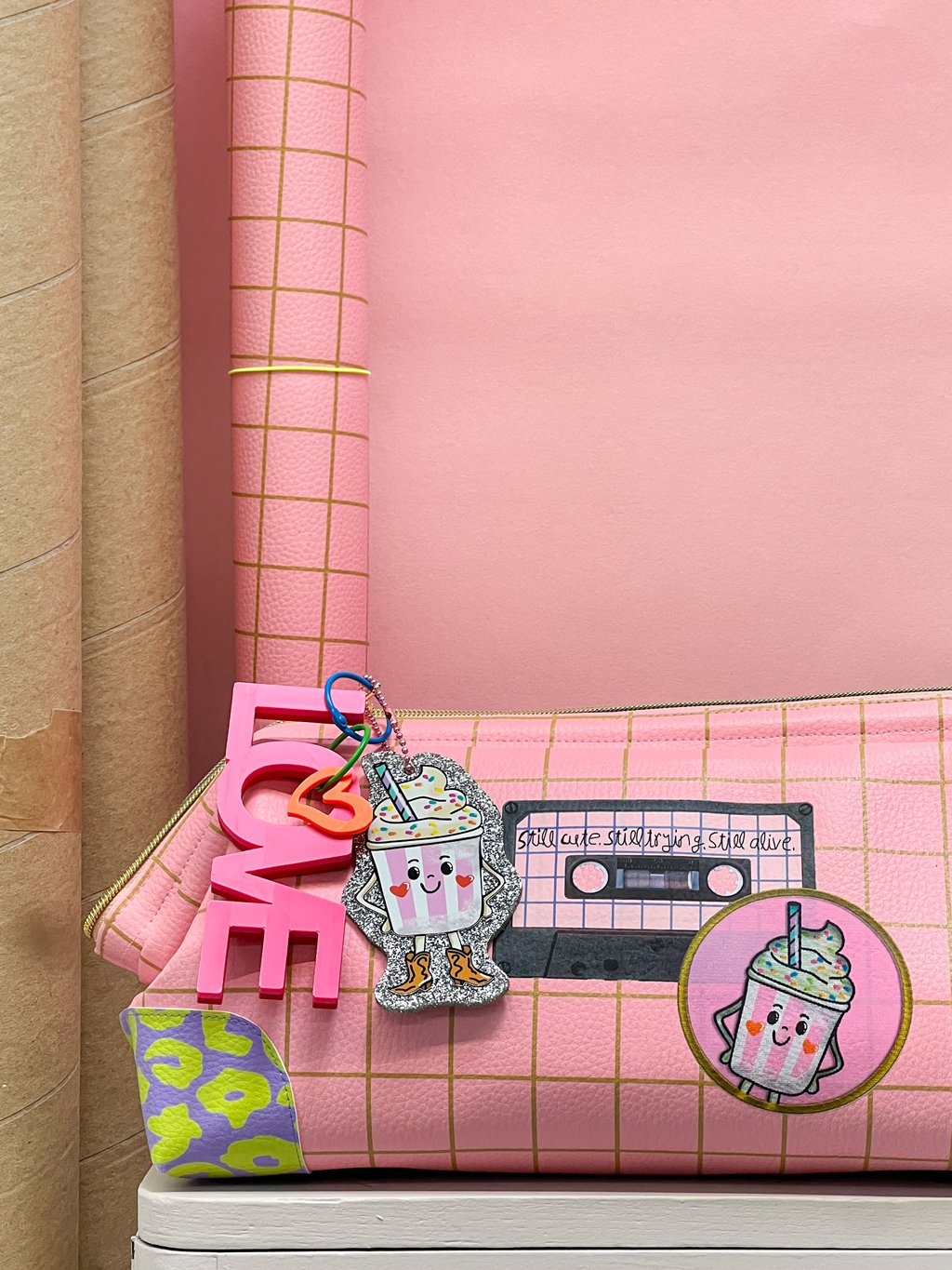 Kunstleder Happy Collection by Cherry Picking - Apricot