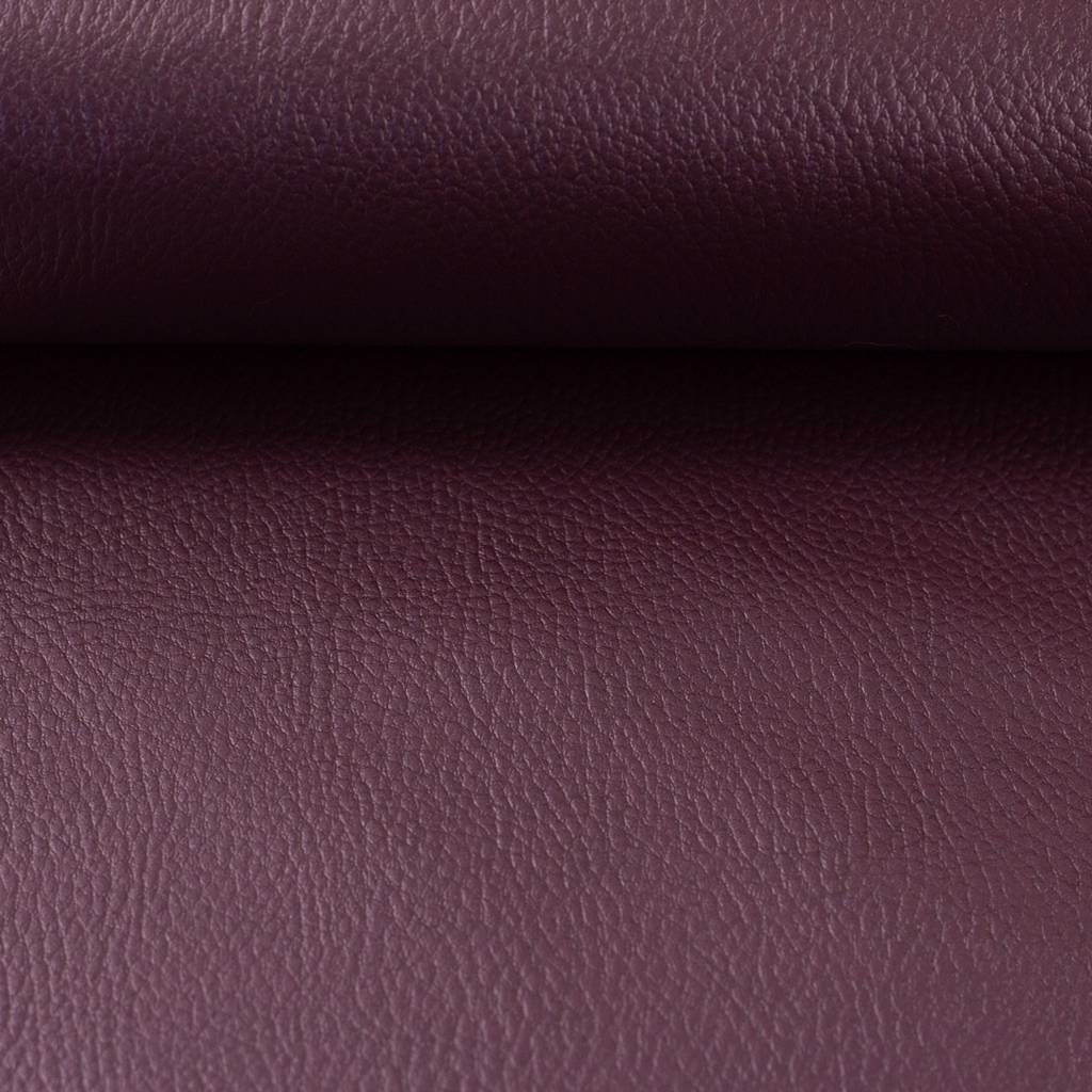 Kunstleder - Leder - Rex -  Metallic - Beere