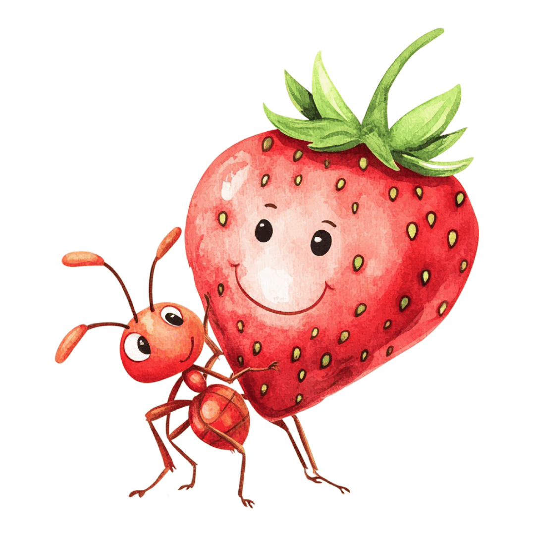 Bügelbild - Plott - Berry Buddies - 11,6cm x 13,2cm