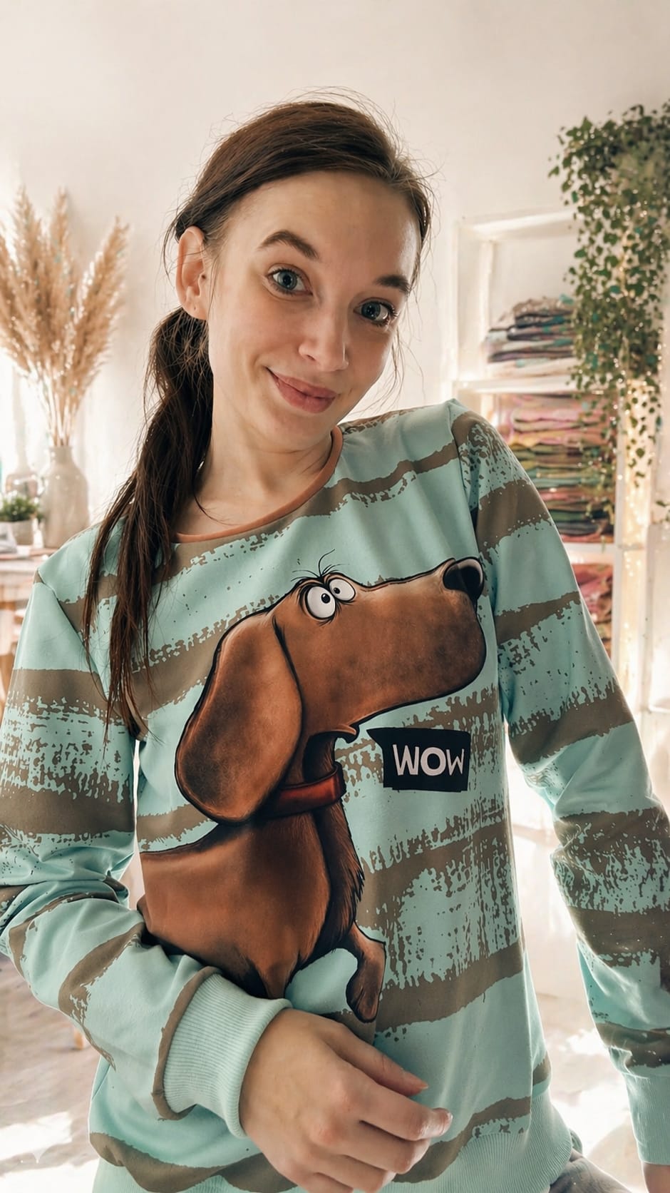 Dachshund Berny – Der coolste Dackel auf French Terry