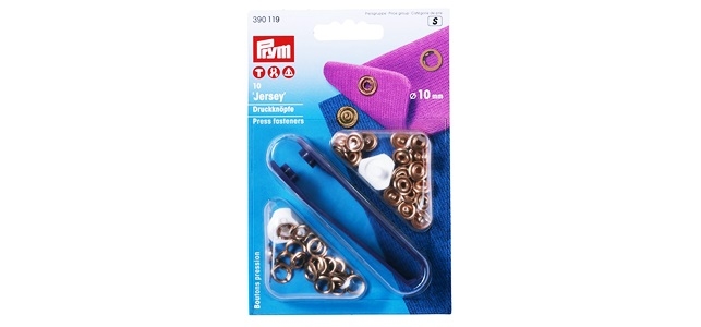 Prym - NF-Druckknopf Jersey MS 10 mm verkupfert