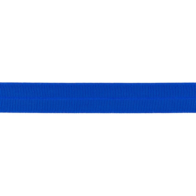 Elastisches Einfassband matt - Kobalt