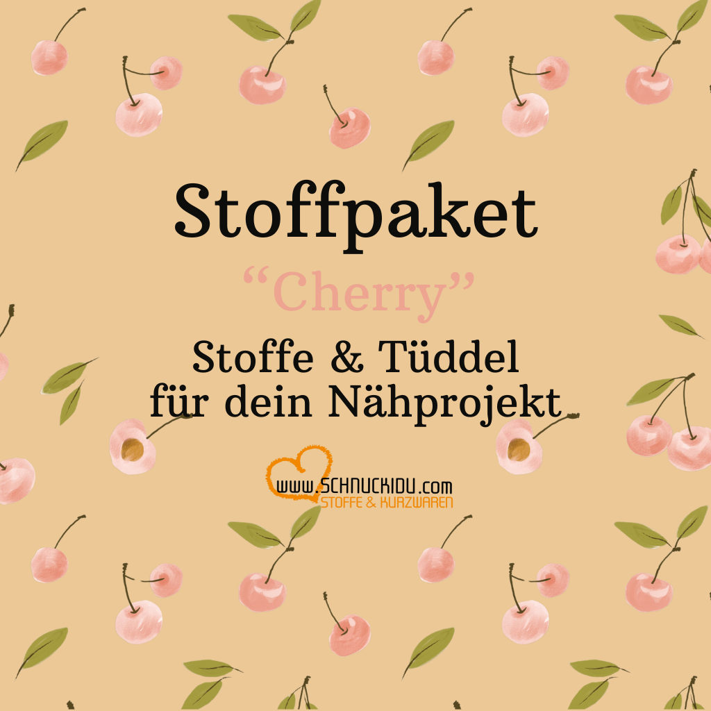 Stoffpaket - Überraschungspaket Tüddelkram & Stoffe- Cherry