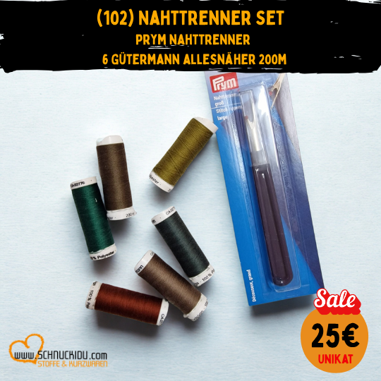 Stoffpaket - UNIKAT - Nahttrenner Set 2