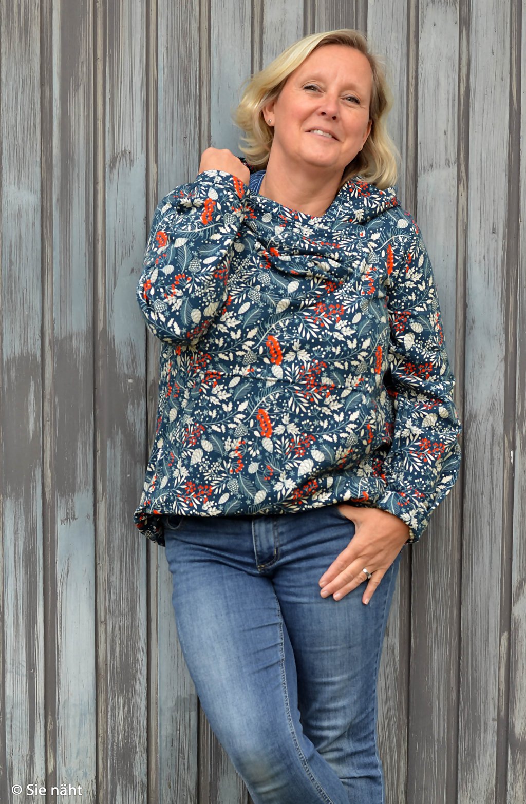 Vororder - Sweat - Swafing - Holly - Zweige Petrol