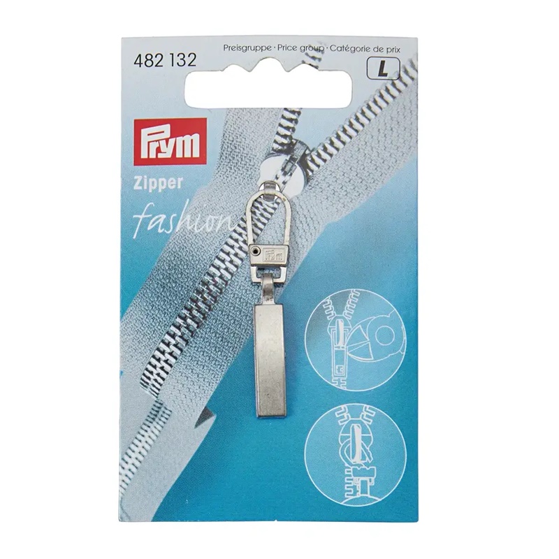 Prym - Fashion-Zipper - Classic - Mattsilber - 482132