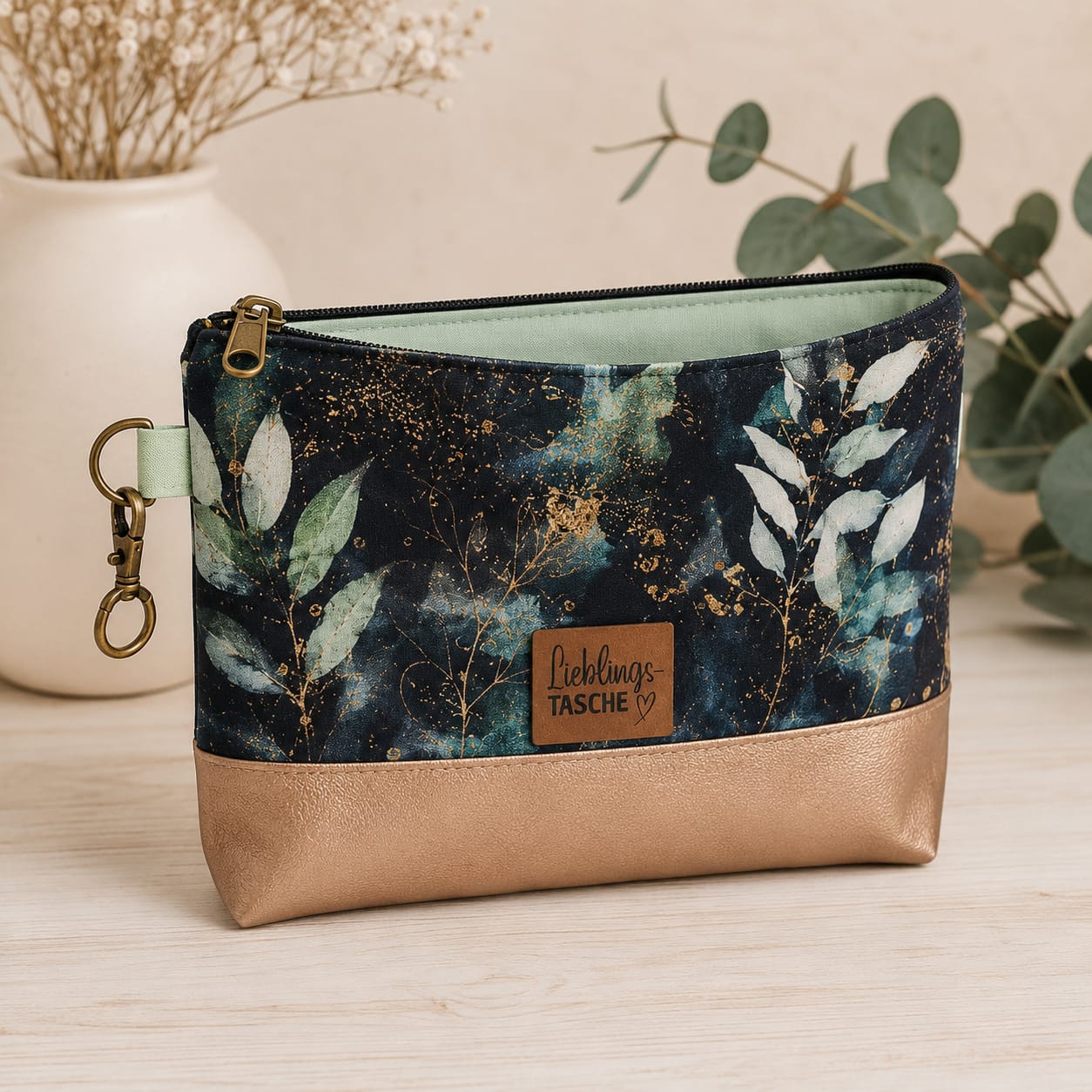 Stoffpaket  - Schnuckidu Stoffpaket -  Taschenpaket Golden Leaves
