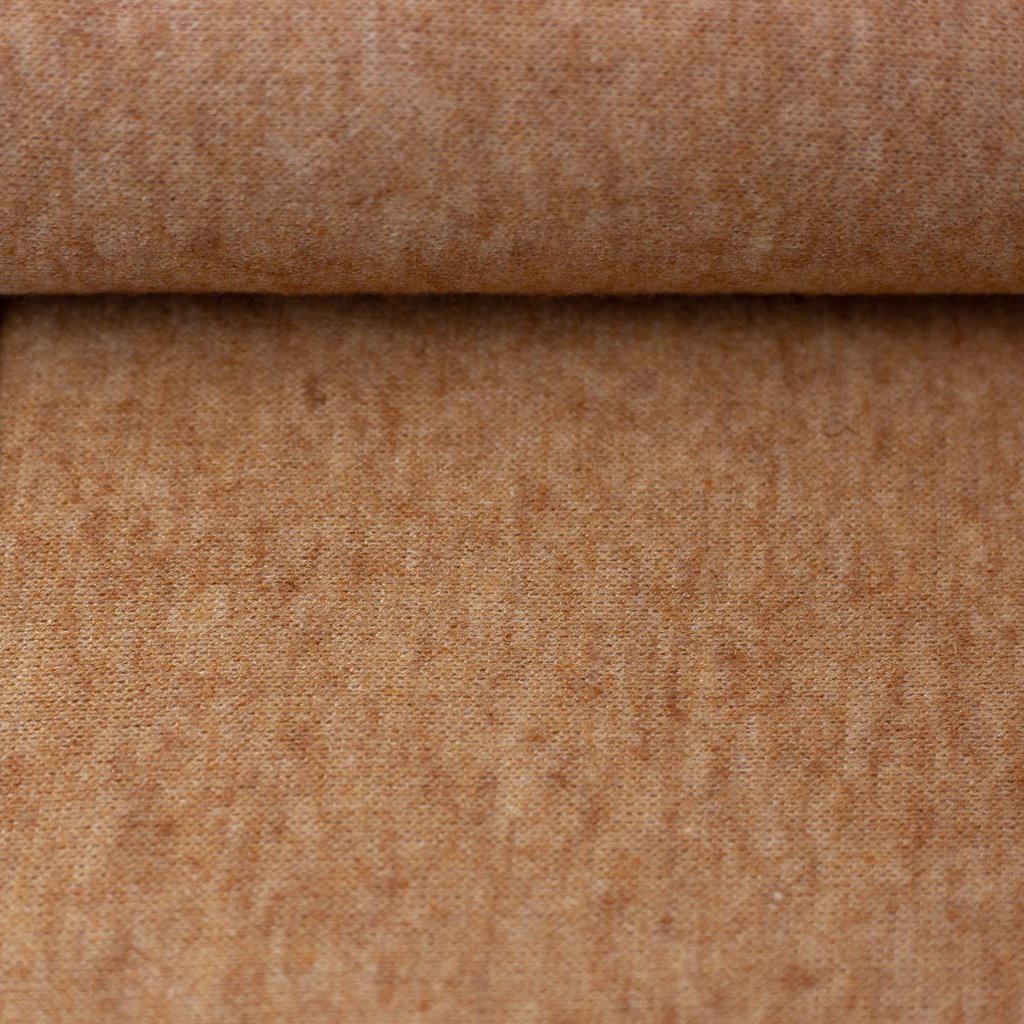 Viskosestrickstoff - Strick Stoff - Kai - Melange - Terracotta