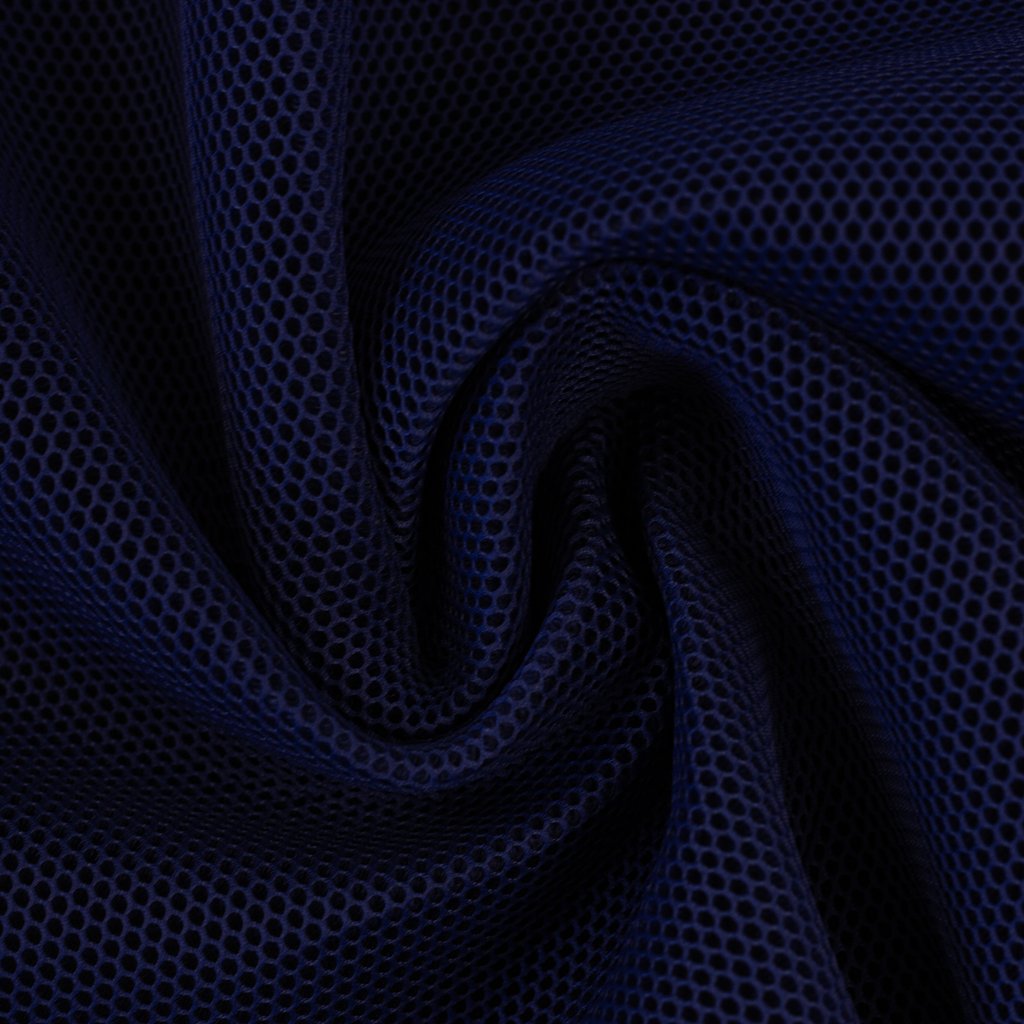 Swafing Mesh 3D Polstergewebe Dunkelblau atmungsaktives Abstandsgewirke Meterware