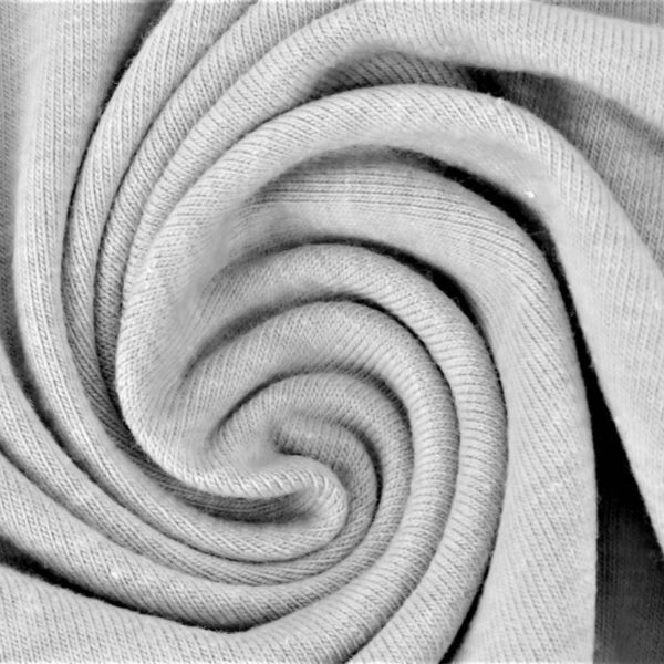 Baumwolljersey Melange - Jersey Stoff Uni meliert - Silber meliert Baumwolljersey Melange - Jersey Stoff Uni meliert - Silber meliert