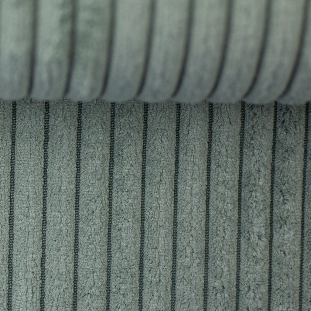 Cord - Grob gerippter Cord-Samt - Bezugsstoff - Swafing - Wanja - Uni - Altgrün