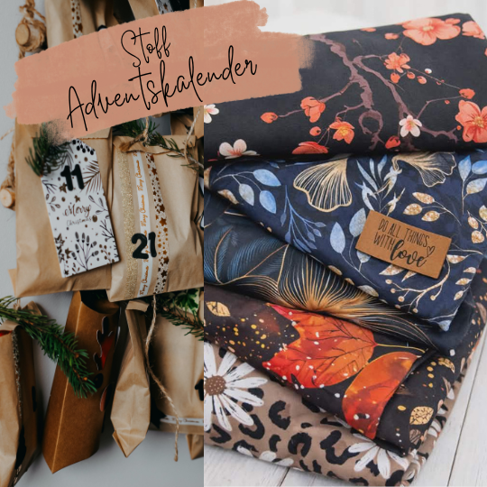 Stoff-Adventskalender 2026 von Schnuckidu® für Frauen – 24 kreative Überraschungen für dein Näh-Herz - Vorbestellung