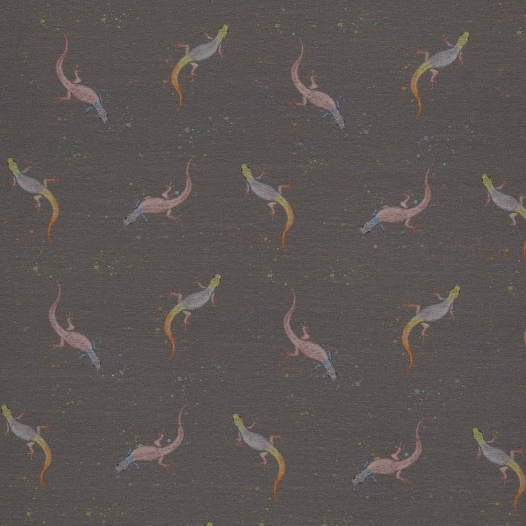 Motivjersey - Swafing - Wild Animals by Christiane Zielinski - Geckos