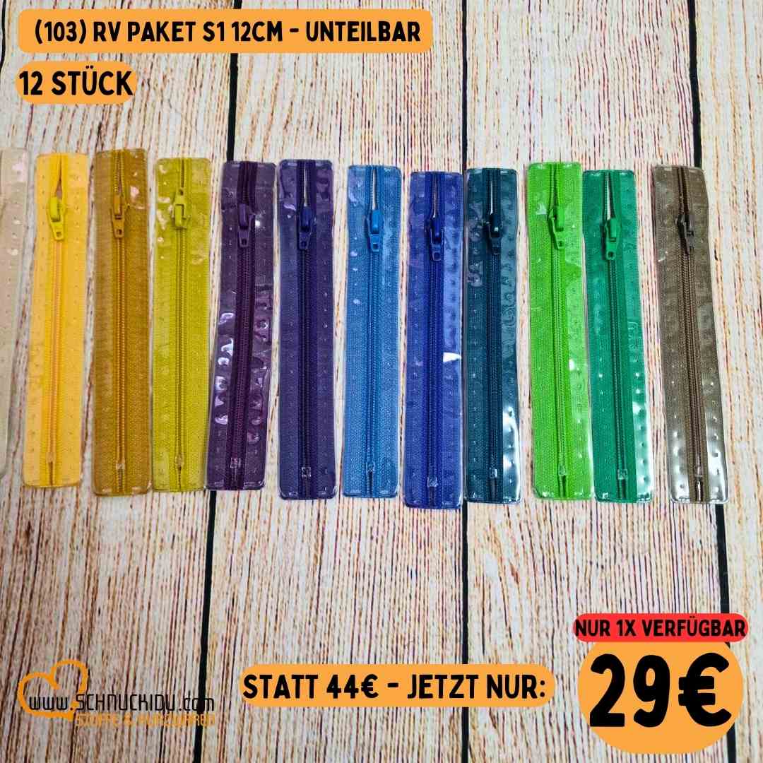 Stoffpaket - Unikat - RV Paket S1 12cm