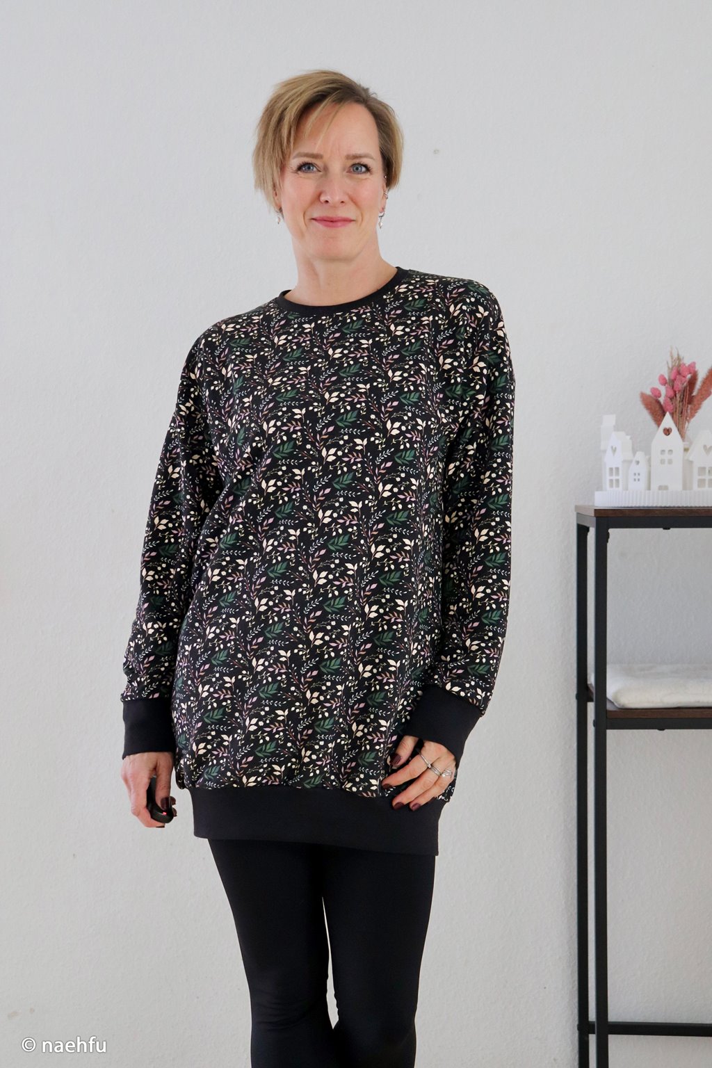 Modal French Terry - Swafing - Frida - Zarte Blumen