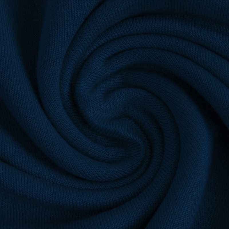 Modal French Terry - Modal sommersweat Stoff - Uni - Jeansblau