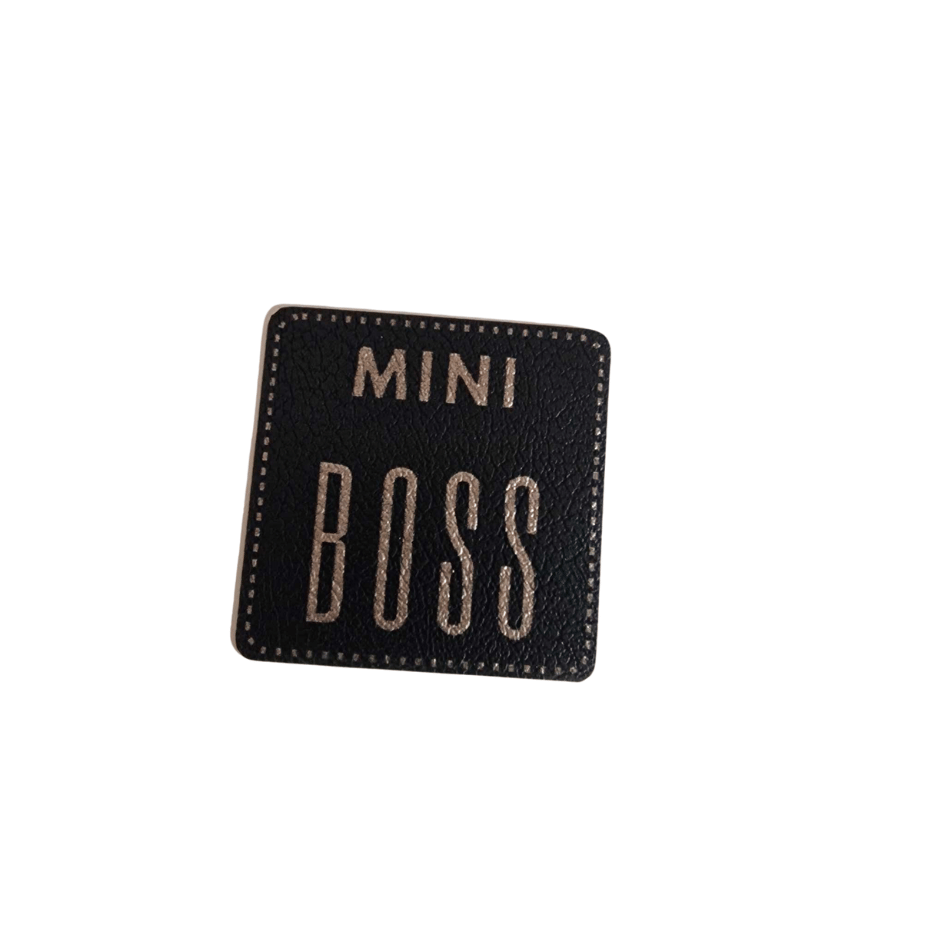 Label - SnapPap - Schwarz - 4cm x 4cm - Mini Boss