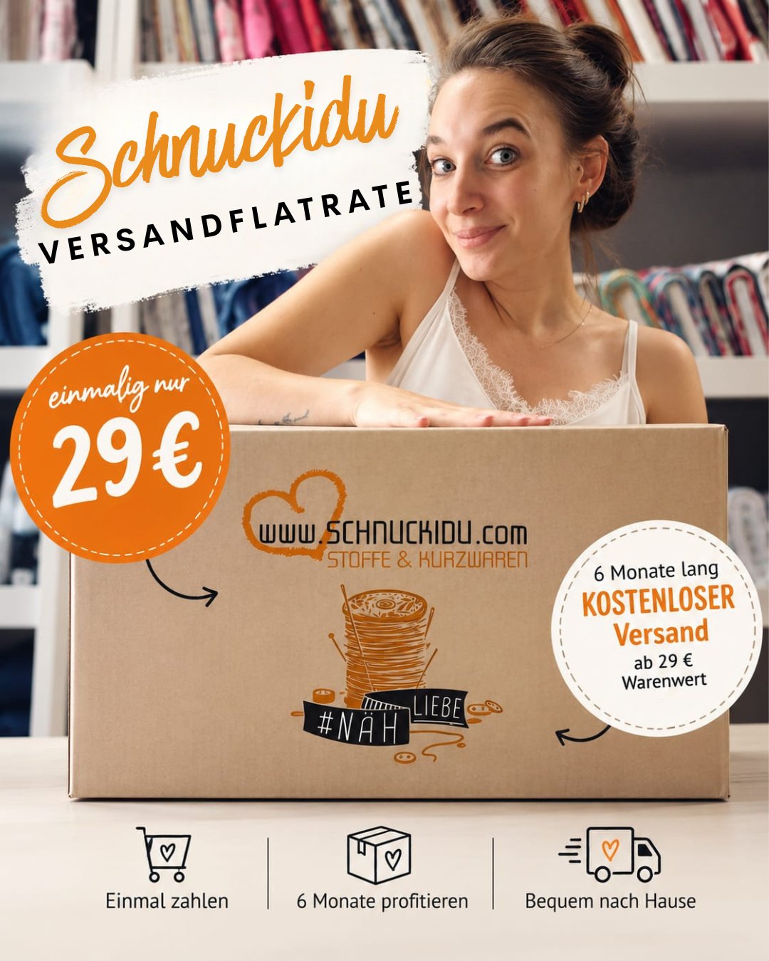 Schnuckidu Versandflatrate: 6 Monate portofrei bestellen!