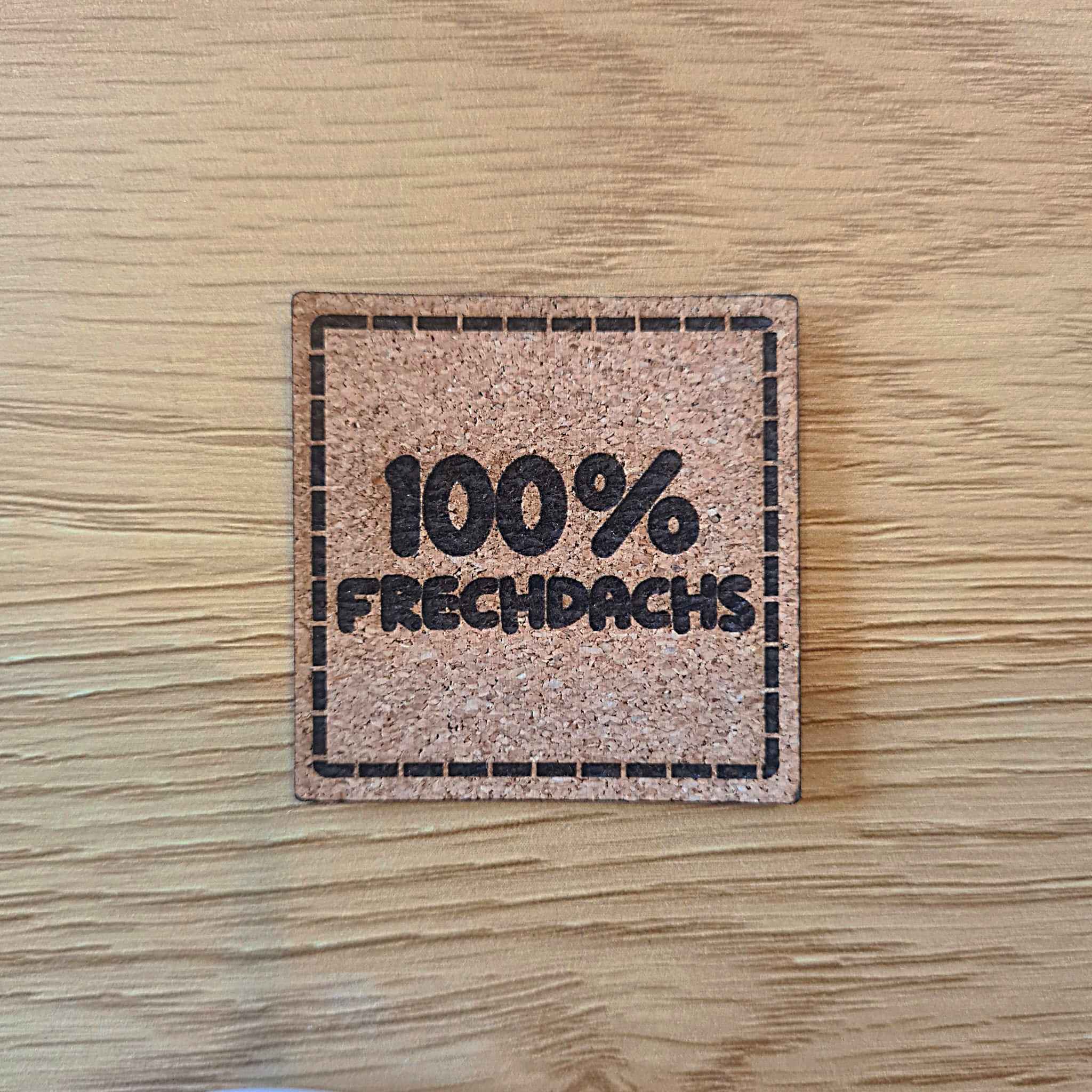 Community Nählabel – vegan, handmade, Schnuckidu® Kunstleder in Korkoptik