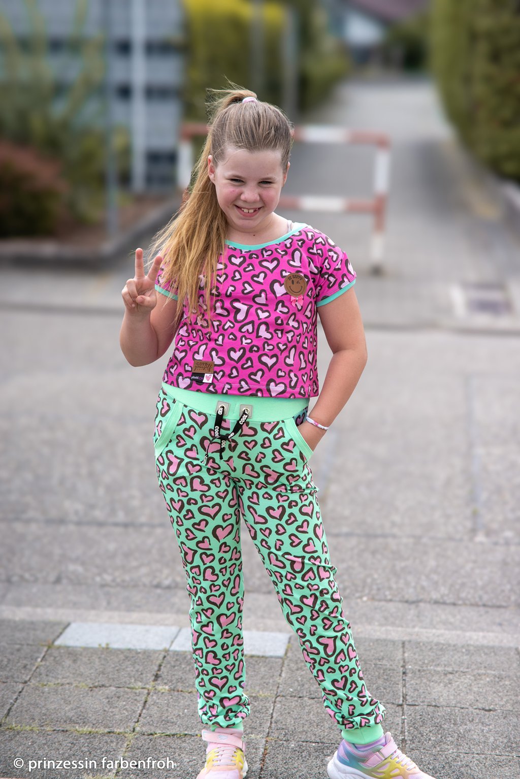 French Terry - Hearts by Christiane Zielinski - Pink