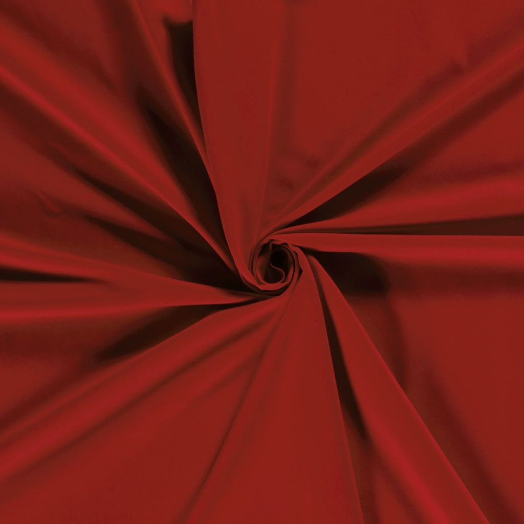 Uni Baumwolljersey Stoff in Rot als hochwertige Meterware für Nähprojekte.