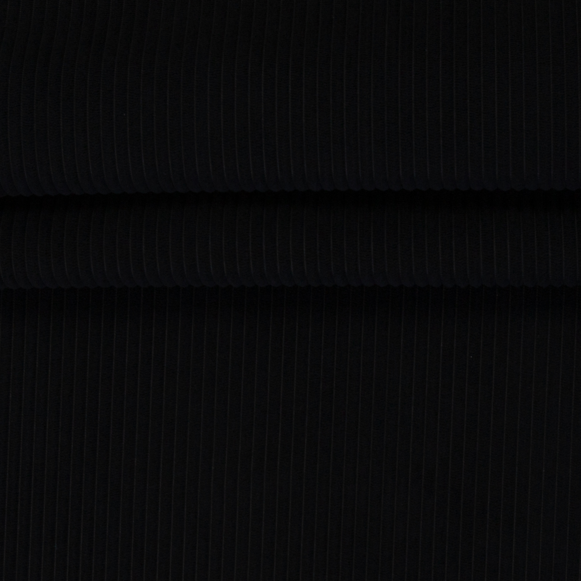 Grob gerippter Cordstoff Schwarz Breitcord Samt Bezugsstoff robust weich