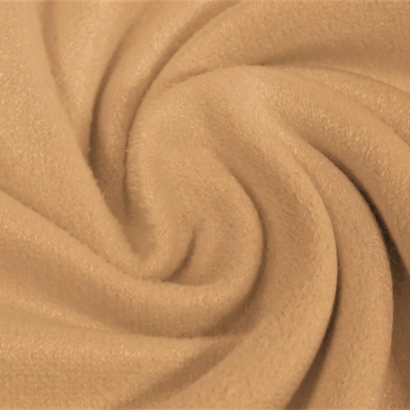 Wildlederimitat Suede-Stretch  Uni - Beige Stoffrest 110cm