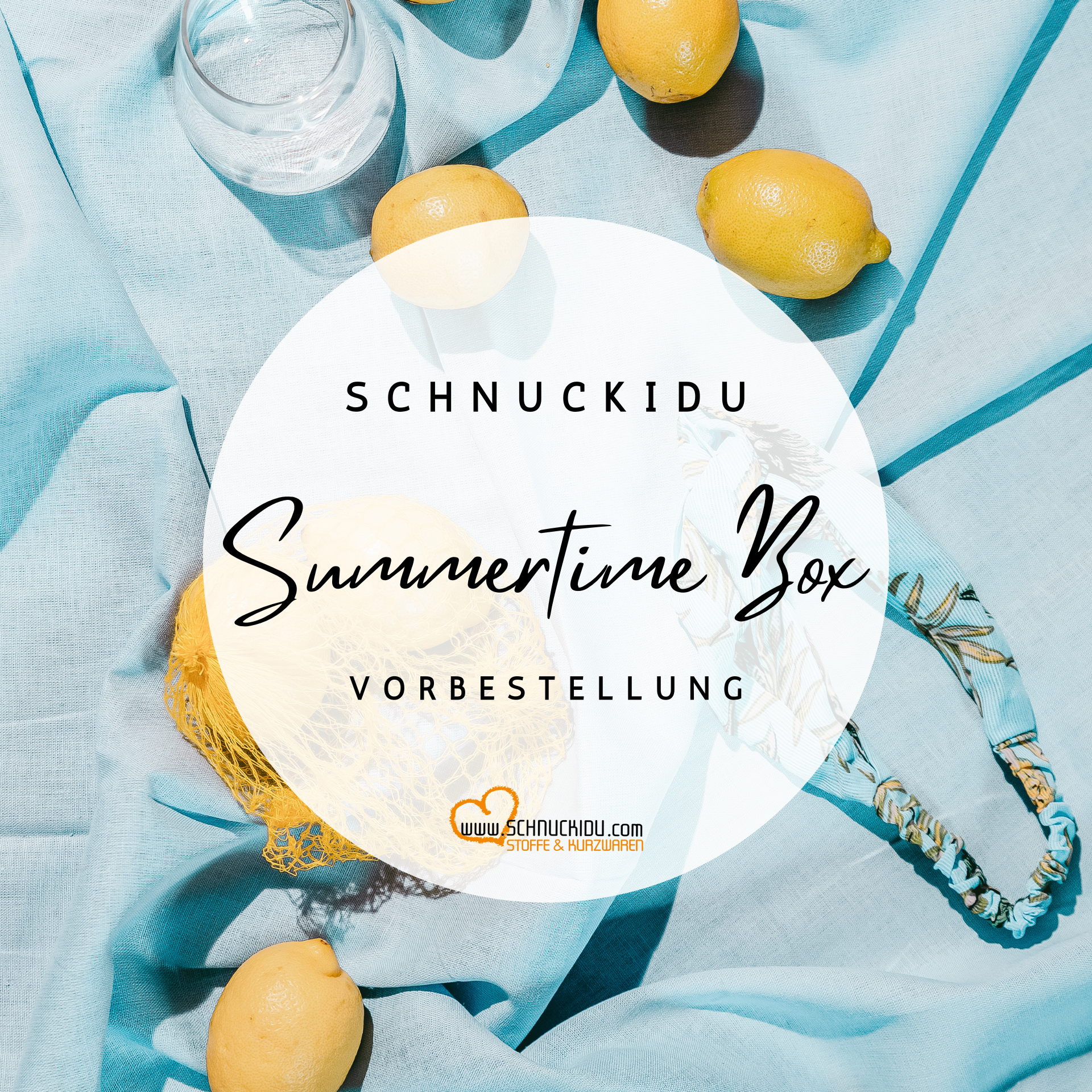 Stoffpaket Summertime Box für Frauen - Überraschungspaket Sommer Tüddelkram & Stoffe - Vorbestellung