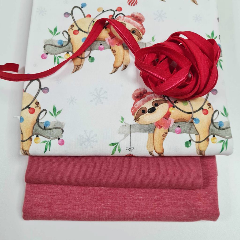 Lazy Christmas Stoffpaket  - 3,7 Meter Tüddelkram und Stoffe