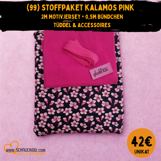 Stoffpaket - UNIKAT - Kalamos Pink