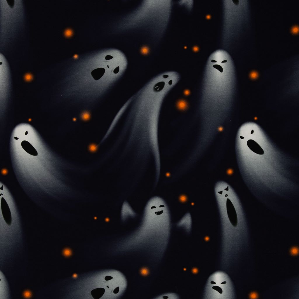 French Terry - Sommersweat Stoff - Swafing - Halloween - Geister