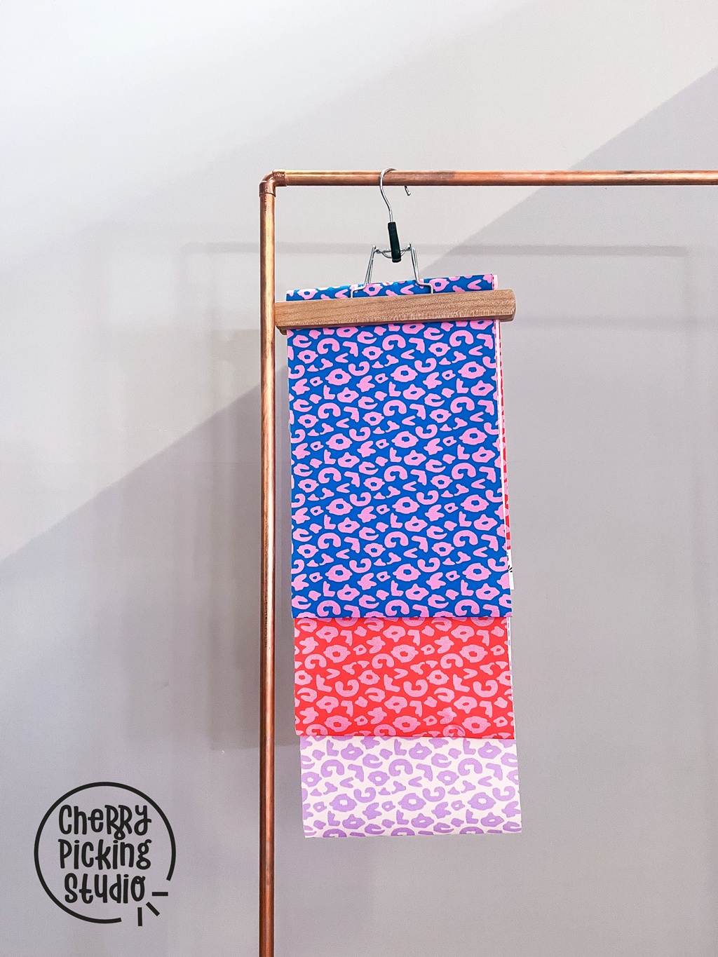 Oxfordgewebe - Polyester Webware - Colorful Collection by Cherry Picking  - Leo creme/flieder