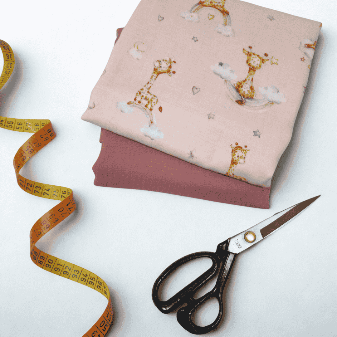 Musselin Box – Nähpaket Giraffe