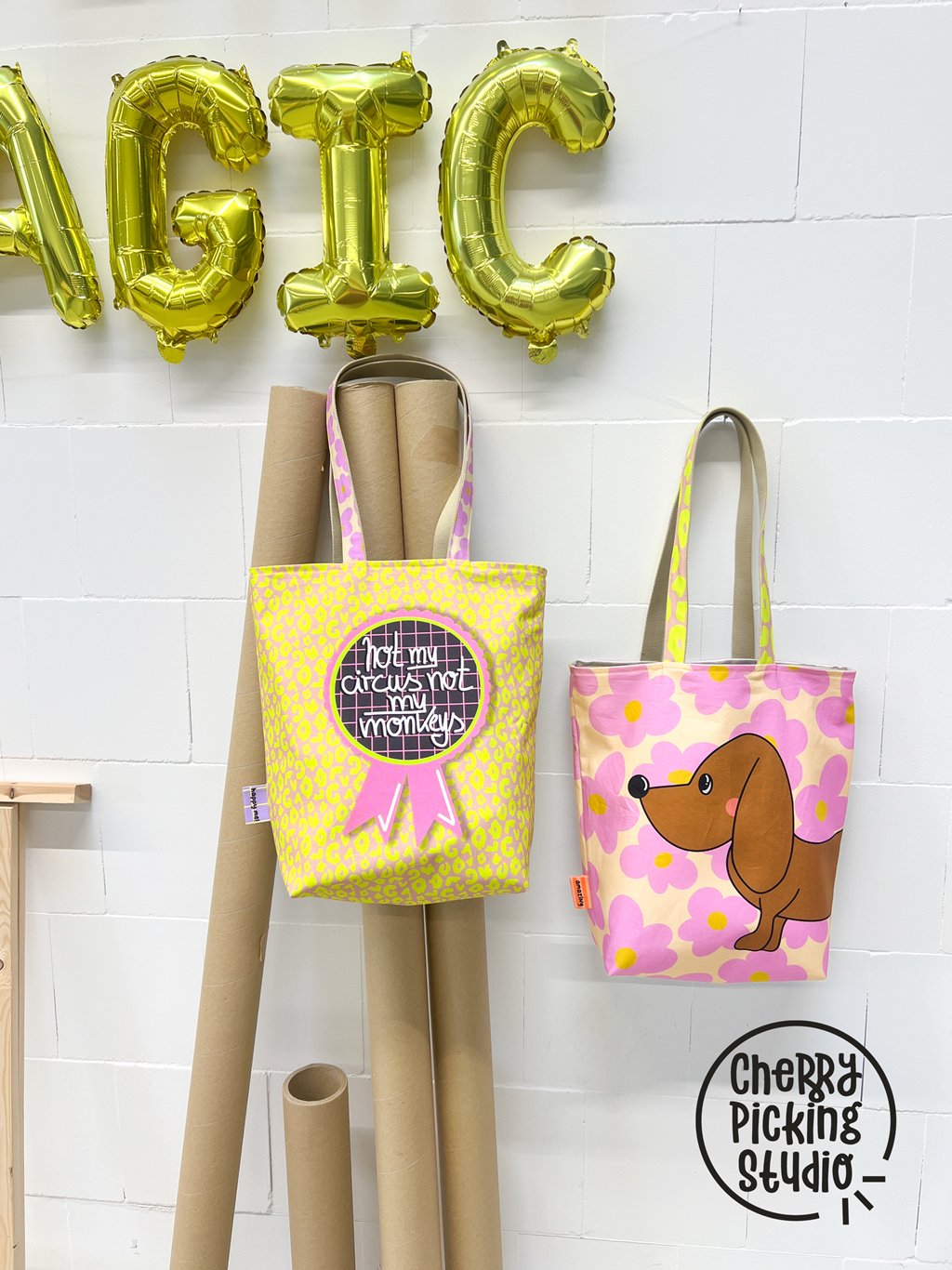 Panel - Cherry Picking Bag - Dackel