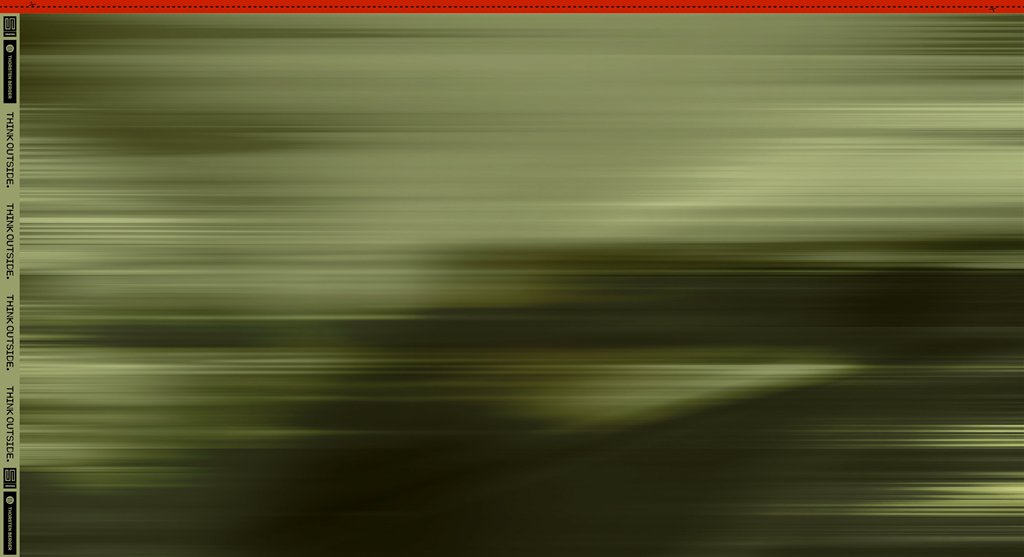 French Terry - Swafing - Panel - Slow down by Thorsten Berger - ca. 80cm x 160cm - Grafisch Grün