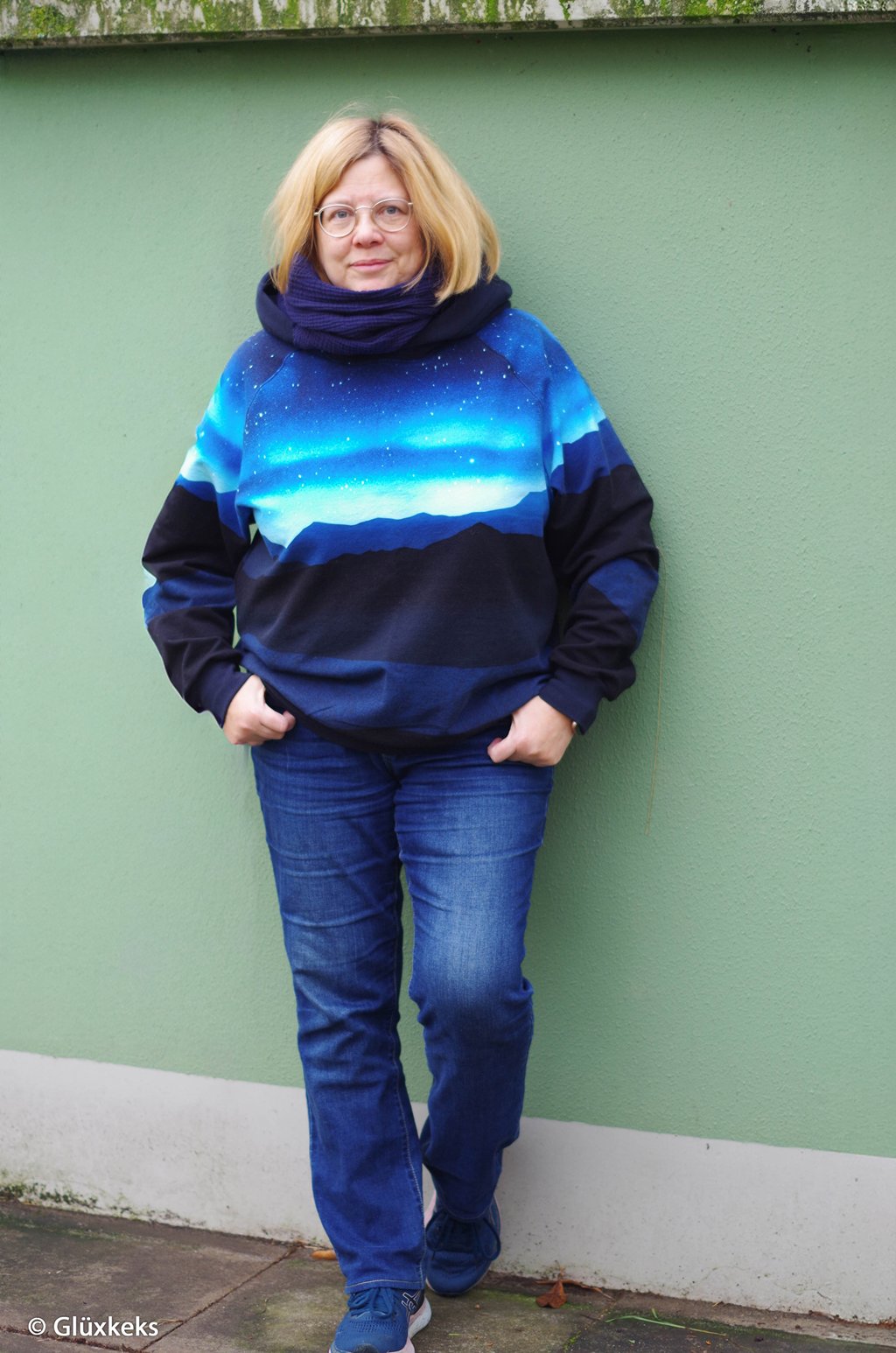 Vororder - Panel - Sweat - On the Rocks by Thorsten Berger - Sternenhimmel - 85cm