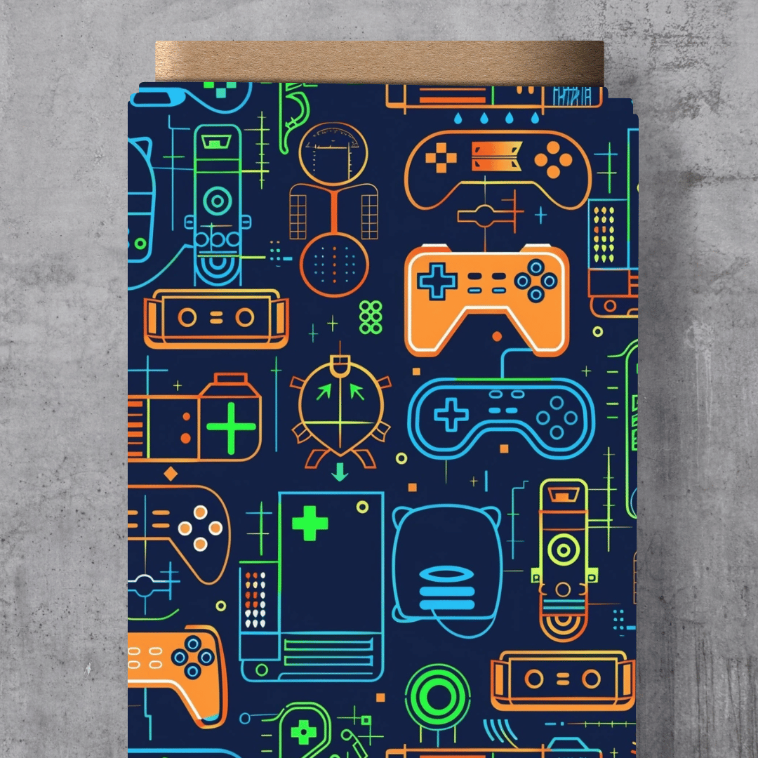 VORORDER - Eigendesign - Gaming Orange/Blau