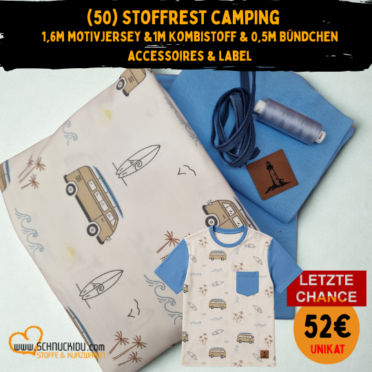 Stoffpaket - UNIKAT - Camping