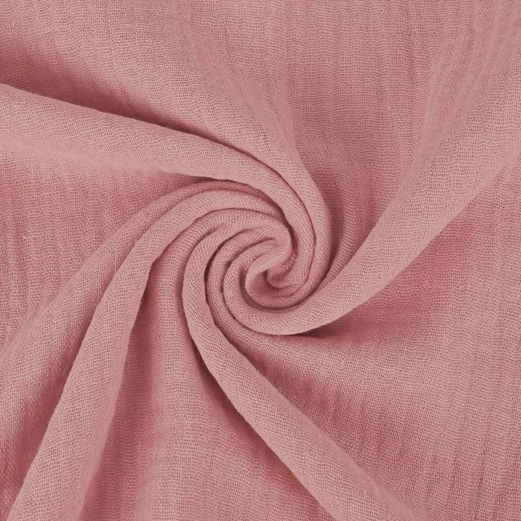 Musselin - Double Gauze - Altrosa