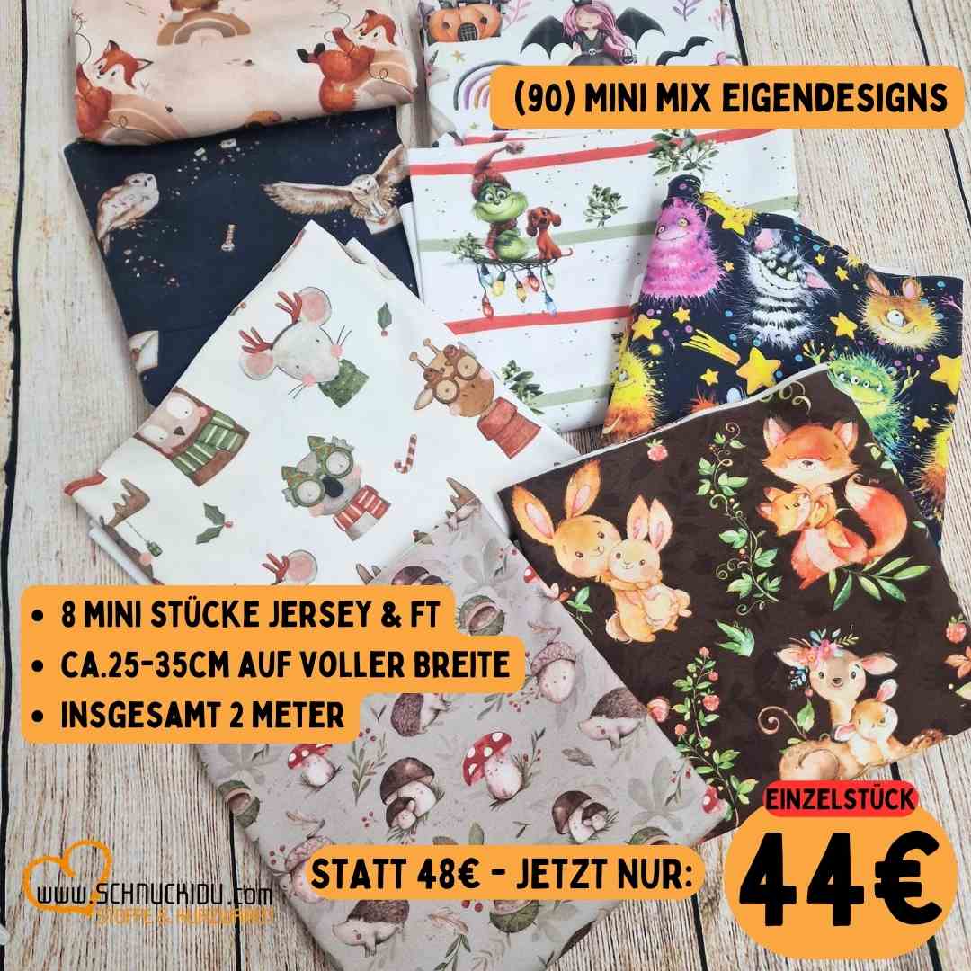 Stoffpaket - Unikat -  Mini Mix Eigendesigns