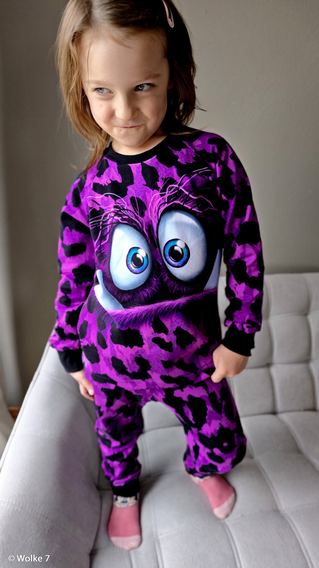 Vororder - French Terry - Monsta by Thorsten Berger - Kombistoff Pink