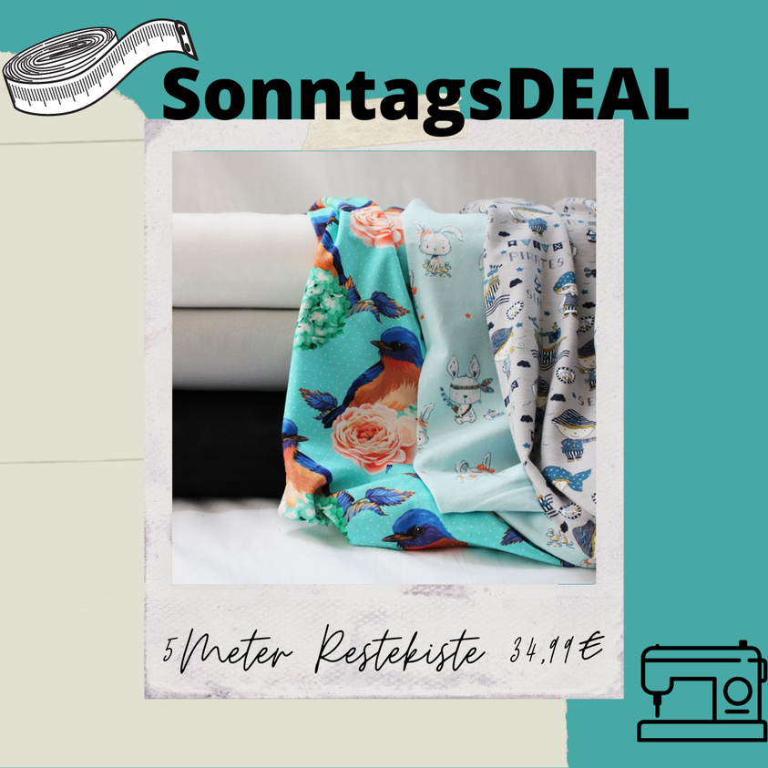 SonntagsDEAL: 5 Meter Restekiste für nur 34,99€! SonntagsDEAL: 5 Meter Restekiste für nur 34,99€!
